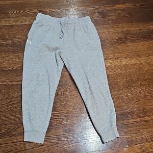 UNDER ARMOUR LG Men's Heather Gray Joggers#314